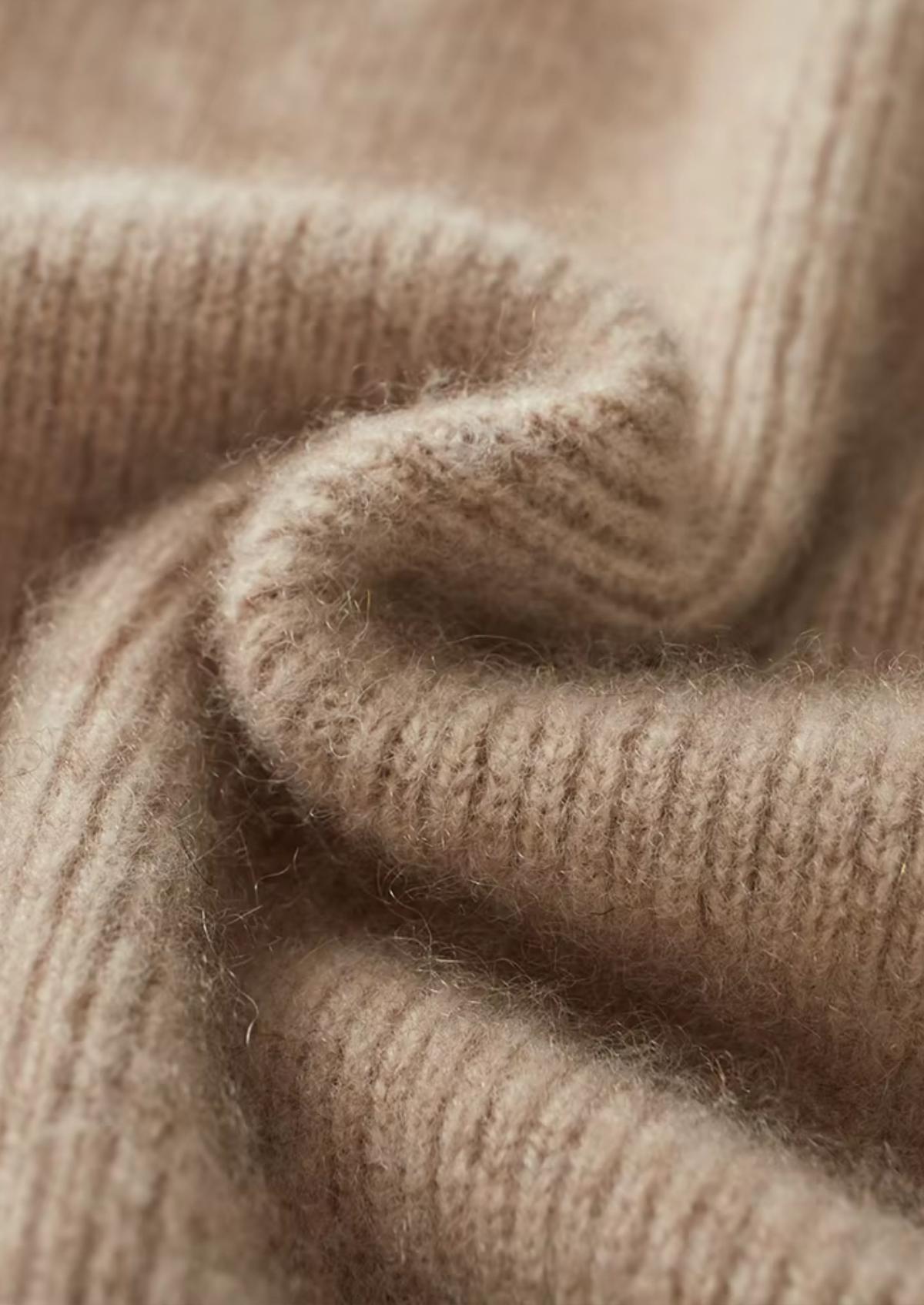 Pure Extra-Fine Merino Wool Ribbed Zip Cardigan