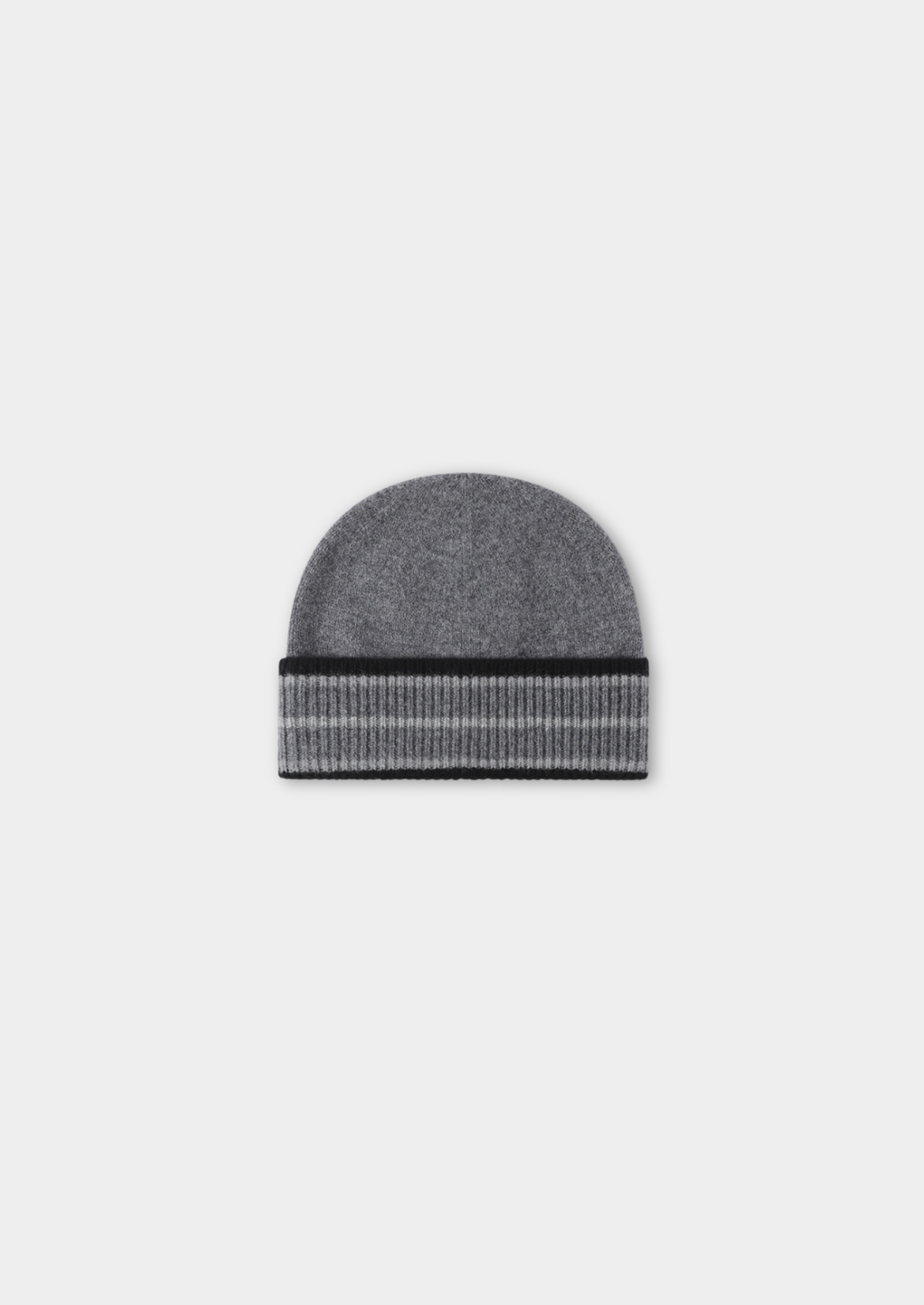 Dark Gray Merino Wool Wintertime Beanie